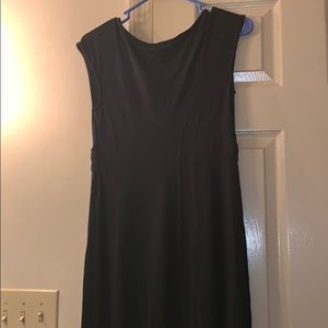 Black maternity dress